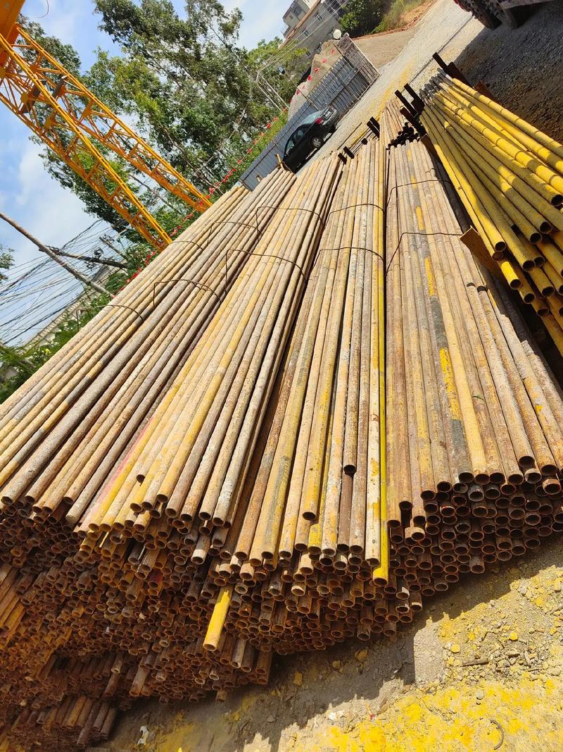 建筑物资转让丨6米钢管、3.5米定尺钢管火热出售中，欢迎联系！